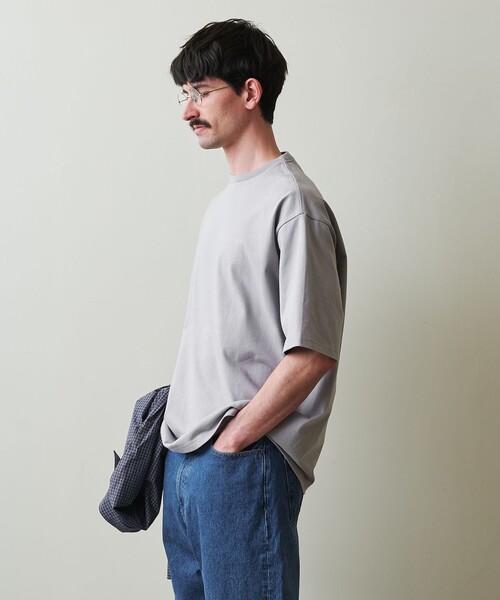 Steven Alan(スティーブンアラン)の「<Steven Alan> オーガニックコットン ショートスリーブ Tシャツ BOLD(Tシャツ/カットソー・メンズ・ロイヤルブルー/ホワイト/ライトグレー/ブラック/ライトピンク/ダークグレー/パープル・S/M/L/XL)」の14枚目の写真