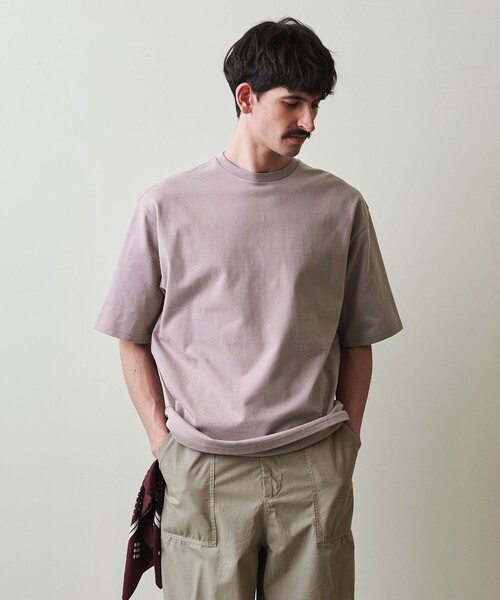 Steven Alan(スティーブンアラン)の「<Steven Alan> オーガニックコットン ショートスリーブ Tシャツ BOLD(Tシャツ/カットソー・メンズ・ロイヤルブルー/ホワイト/ライトグレー/ブラック/ライトピンク/ダークグレー/パープル・S/M/L/XL)」の20枚目の写真