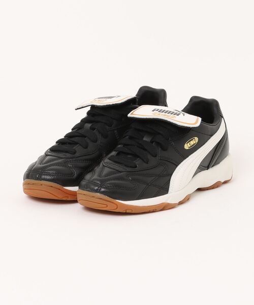 PUMA KING INDOOR BK/WARM WH 国内発送 PUMA KING INDOOR PUMA BLACK-WARM WHITE（プーマ キング