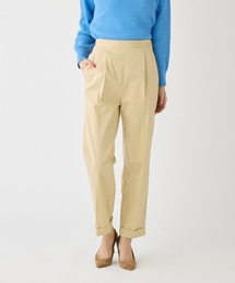 ツイルストレッチ ワンタックテーパードパンツ