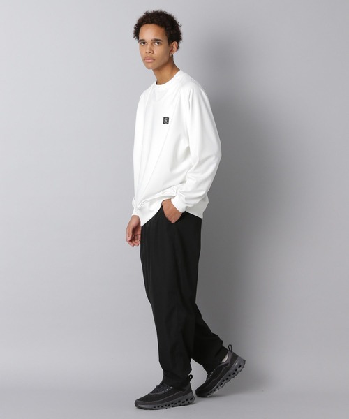 NUMERALS（ヌメラルズ）の「【NUMERALS】ナンバーロゴスウェット（スウェット・メンズ・ブラック/オフホワイト/カーキ・SMALL/MEDIUM/LARGE）」の5枚目の写真