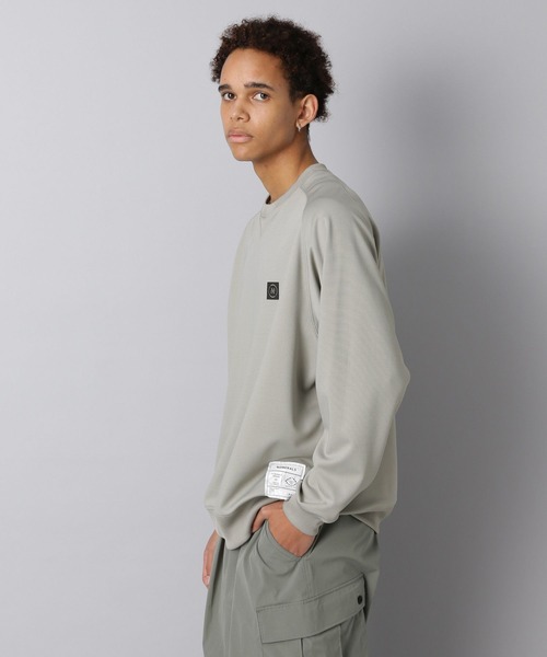 NUMERALS（ヌメラルズ）の「【NUMERALS】ナンバーロゴスウェット（スウェット・メンズ・ブラック/オフホワイト/カーキ・SMALL/MEDIUM/LARGE）」の12枚目の写真