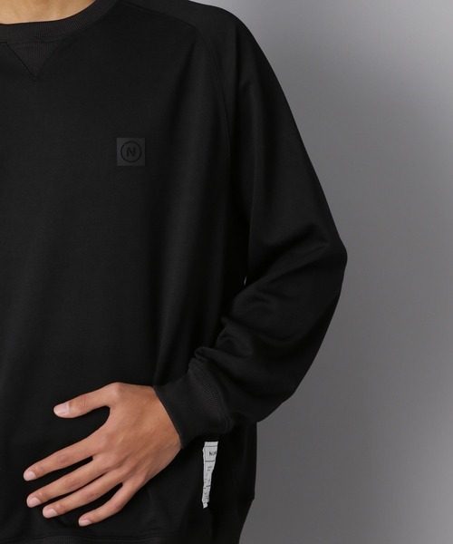 NUMERALS（ヌメラルズ）の「【NUMERALS】ナンバーロゴスウェット（スウェット・メンズ・ブラック/オフホワイト/カーキ・SMALL/MEDIUM/LARGE）」の17枚目の写真
