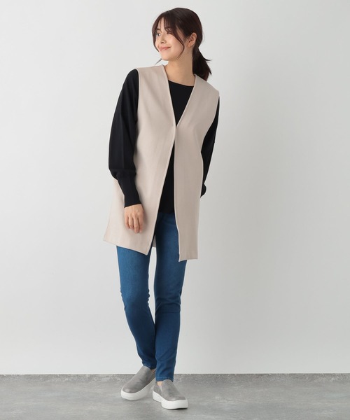 FOUND GOOD(ファウンドグッド)の「ダンボールジレ(その他トップス・レディース・ベージュ/ブラック/グレー系5・M/L)」の12枚目の写真