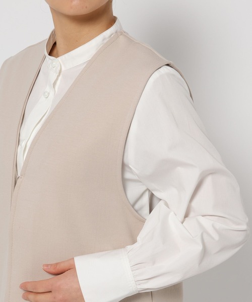 FOUND GOOD(ファウンドグッド)の「ダンボールジレ(その他トップス・レディース・ベージュ/ブラック/グレー系5・M/L)」の8枚目の写真