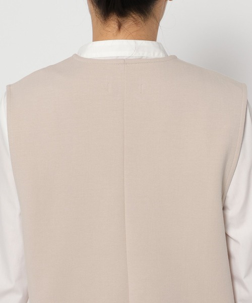 FOUND GOOD(ファウンドグッド)の「ダンボールジレ(その他トップス・レディース・ベージュ/ブラック/グレー系5・M/L)」の4枚目の写真