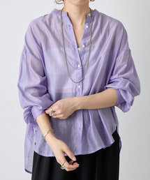 Jena espace merveilleux | 【ご好評につき再入荷！】後ろヨークラッフルシアーシャツ(シャツ/ブラウス)