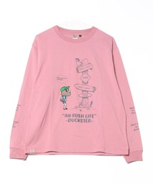 【Duckster/ダックスター】吸水速乾天竺 AN RUSH LIFE ロングスリーブTシャツ