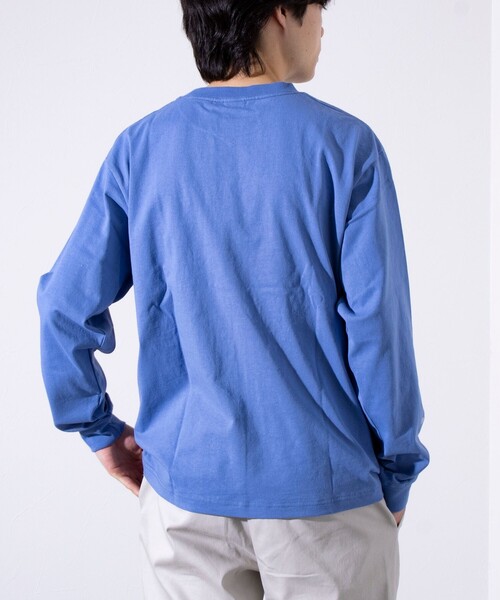 FREDY MAC(フレディーマック)の「【Duckster/ダックスター】吸水速乾天竺 AN RUSH LIFE ロングスリーブTシャツ(Tシャツ/カットソー・メンズ・ブラック/ライトブルー/アイボリー/サーモンピンク・M/L)」の8枚目の写真
