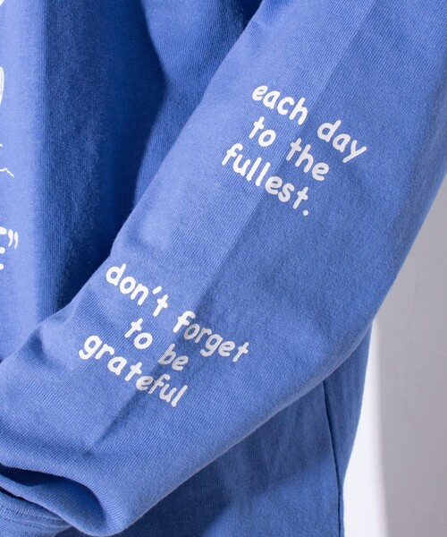 FREDY MAC(フレディーマック)の「【Duckster/ダックスター】吸水速乾天竺 AN RUSH LIFE ロングスリーブTシャツ(Tシャツ/カットソー・メンズ・ブラック/ライトブルー/アイボリー/サーモンピンク・M/L)」の10枚目の写真
