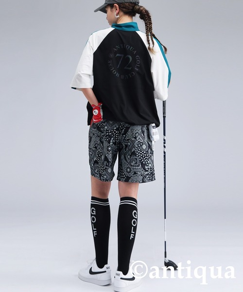 antiqua(アンティカ)の「【STCH】ペイズリー柄ハーフパンツ(その他パンツ・レディース・ベージュ/ネイビー/ブラック・LXL/ML)」の15枚目の写真