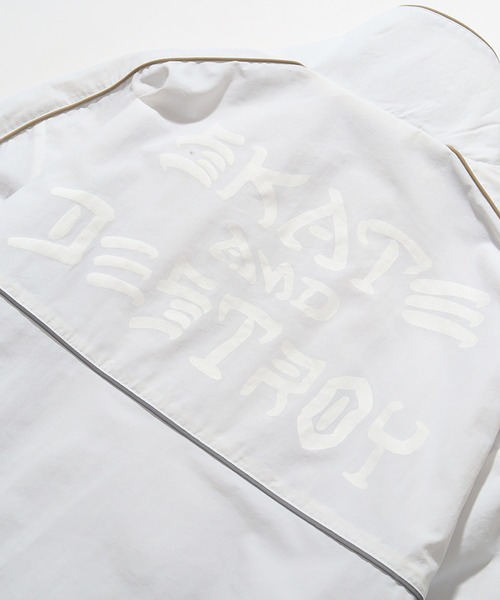 THRASHER(スラッシャー)の「【THRASHER/スラッシャー】ナイロンタスラン パイピングブルゾン(ナイロンジャケット・メンズ・ブラック/ホワイト・LL/M/L)」の7枚目の写真
