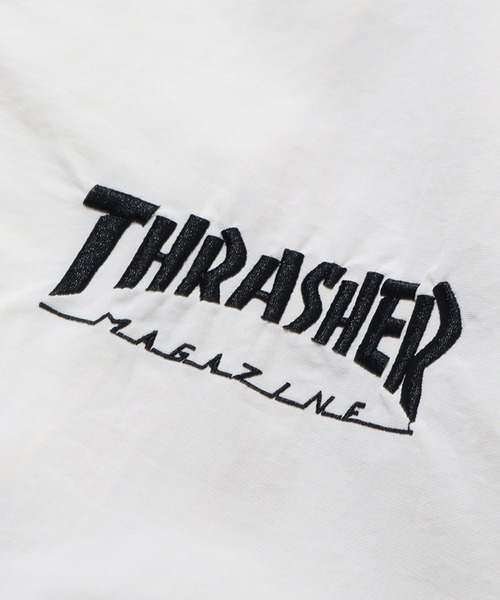 THRASHER(スラッシャー)の「【THRASHER/スラッシャー】ナイロンタスラン パイピングブルゾン(ナイロンジャケット・メンズ・ブラック/ホワイト・LL/M/L)」の11枚目の写真