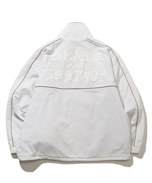 THRASHER(スラッシャー)の「【THRASHER/スラッシャー】ナイロンタスラン パイピングブルゾン(ナイロンジャケット・メンズ・ブラック/ホワイト・LL/M/L)」の20枚目の写真
