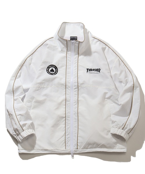 THRASHER(スラッシャー)の「【THRASHER/スラッシャー】ナイロンタスラン パイピングブルゾン(ナイロンジャケット・メンズ・ブラック/ホワイト・LL/M/L)」の19枚目の写真