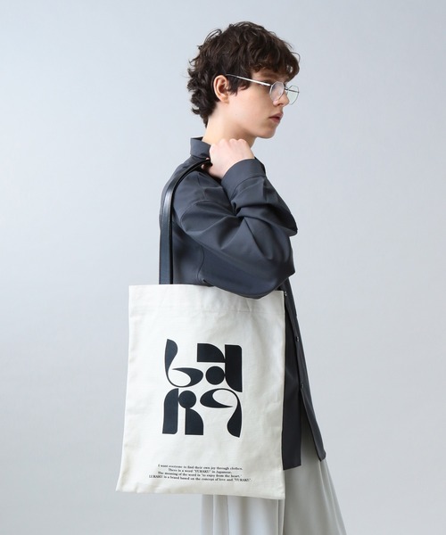 美しい Graphic LURAKU】 Leather グラフィックレザートート - Bag Tote バッグ