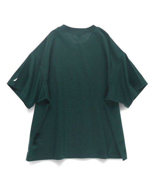 NAUTICA(ノーティカ)の「【NAUTICA/ノーティカ】ロゴアップリケ半袖Tシャツ25SS(Tシャツ/カットソー・キッズ・オフホワイト/ブラック/ブルー/グリーン・S/M/L/XL)」の5枚目の写真