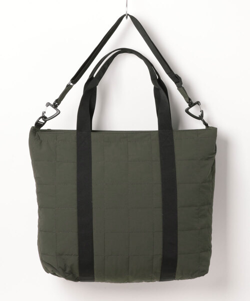ADAM PATEK(アダムパテック)の「【RS】【ADAMPATEK】square quilt shoulder tote bag/スクエアキルトビッグショルダートートバッグ(トートバッグ・メンズ・カーキ/ブラック/グレー・FREE)」の20枚目の写真