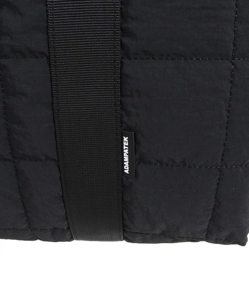 ADAM PATEK(アダムパテック)の「【RS】【ADAMPATEK】square quilt shoulder tote bag/スクエアキルトビッグショルダートートバッグ(トートバッグ・メンズ・カーキ/ブラック/グレー・FREE)」の12枚目の写真