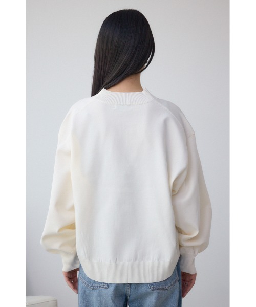 AZUL by moussy(アズールバイマウジー)の「コクーンシルエットカーディガン(カーディガン/ボレロ・レディース・アイボリー/ブラック/ブルー・SMALL/MEDIUM)」の21枚目の写真