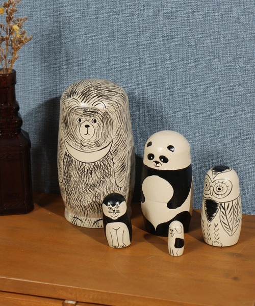 マトリョーシカ アニマル（インテリア雑貨）｜studio CLIP（スタディオ