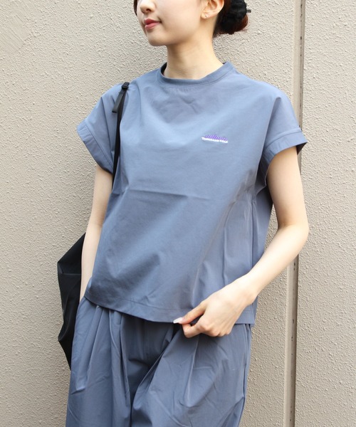 THOUSAND MILE（サウザンドマイル）の「THOUSAND MILE/サウザンドマイル　フレンチスリーブシャツ＆ワイドパンツ セットアップ+バッグ（3点セット）　FRENCH SLEEVE SHIRT&WIDE PANTS SET（セットアップ・レディース・ブラック/ブルーグレー/チャコールグレー・FREE）」の17枚目の写真