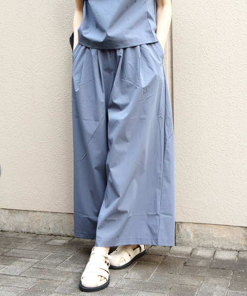 THOUSAND MILE（サウザンドマイル）の「THOUSAND MILE/サウザンドマイル　フレンチスリーブシャツ＆ワイドパンツ セットアップ+バッグ（3点セット）　FRENCH SLEEVE SHIRT&WIDE PANTS SET（セットアップ・レディース・ブラック/ブルーグレー/チャコールグレー・FREE）」の20枚目の写真