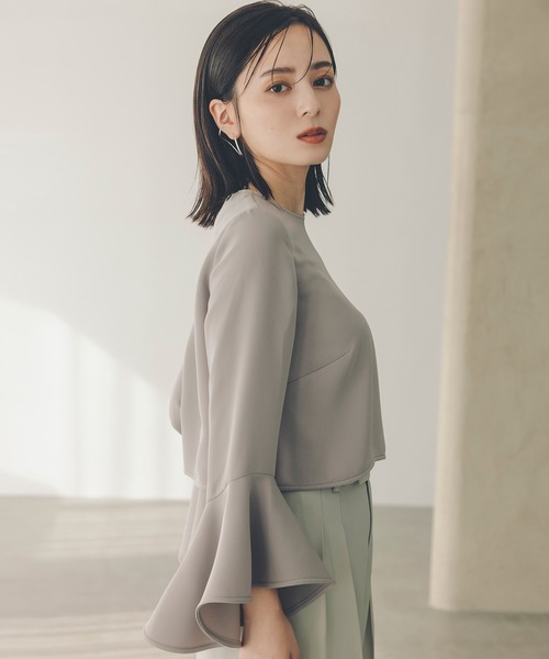 anuans フォルムスリーブブラウス anuans｜フォルムスリーブブラウス | Rakuten Fashion(楽天