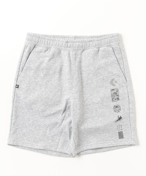 CONVERSE（コンバース）の「コンバース  バーティカル PT スウェットショーツ（スウェットパンツ・メンズ・グレー/ブラック/オレンジ・M/L/LL）」の3枚目の写真