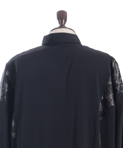 REZEN（リゼン）の「霞柄切替半袖シャツ（シャツ/ブラウス・メンズ・ライトグレー/パープル/ブラック・MEDIUM/LARGE）」の19枚目の写真