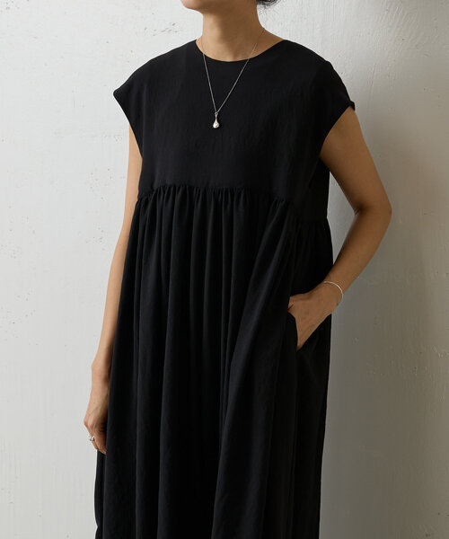 BEARDSLEY（ビアズリー）の「ギャザーサロペット（サロペット/オーバーオール・レディース・ブラック・FREE）」の20枚目の写真