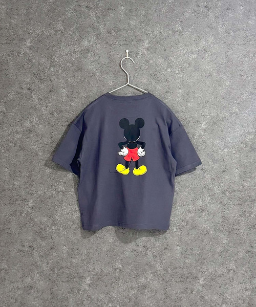 ミッキーマウス マルチカラー オーバーサイズTシャツ デシグアル Desigual ミッキーマウス マルチカラー オーバー