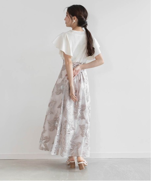 RANDA（ランダ）の「ボウタイリボンニットトップス（ニット/セーター・レディース・ホワイト/ライム/ブラック・FREE）」の13枚目の写真