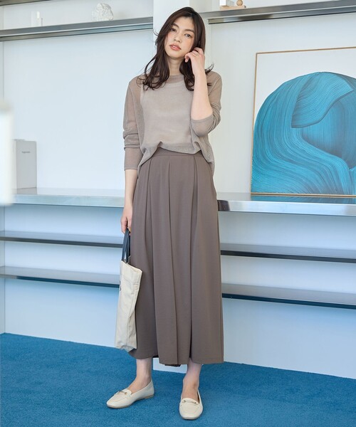 ANY(エニィ)の「さらさらDRYスカーチョ(その他パンツ・レディース・グレー系/ベージュ系/ダークブラウン系/グリーン系・1/2/3)」の19枚目の写真