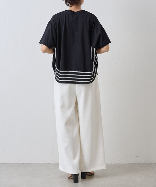 BEARDSLEY ホワイトパンツ セール】ピケジャージーパンツ（その他パンツ）｜BEARDSLEY