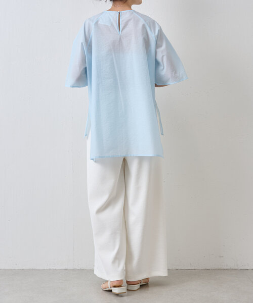 BEARDSLEY（ビアズリー）の「ピケジャージーパンツ（その他パンツ・レディース・ホワイト/ブラック・FREE）」の8枚目の写真