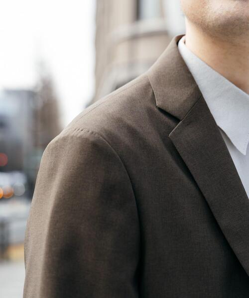 URBAN RESEARCH DOORS(アーバンリサーチドアーズ)の「LIFE STYLE TAILOR リネンライクコンフォータブルジャケット(その他アウター・メンズ・グレー/ブラウン系その他/ネイビー・X-LARGE/LARGE/MEDIUM/SMALL)」の18枚目の写真