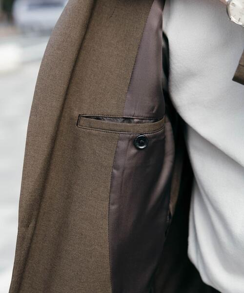 URBAN RESEARCH DOORS(アーバンリサーチドアーズ)の「LIFE STYLE TAILOR リネンライクコンフォータブルジャケット(その他アウター・メンズ・グレー/ブラウン系その他/ネイビー・X-LARGE/LARGE/MEDIUM/SMALL)」の16枚目の写真