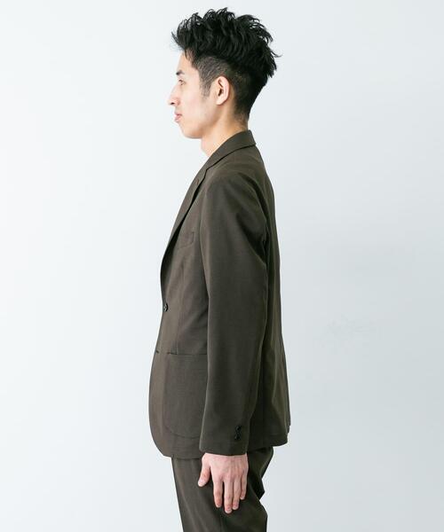 URBAN RESEARCH DOORS(アーバンリサーチドアーズ)の「LIFE STYLE TAILOR リネンライクコンフォータブルジャケット(その他アウター・メンズ・グレー/ブラウン系その他/ネイビー・X-LARGE/LARGE/MEDIUM/SMALL)」の14枚目の写真