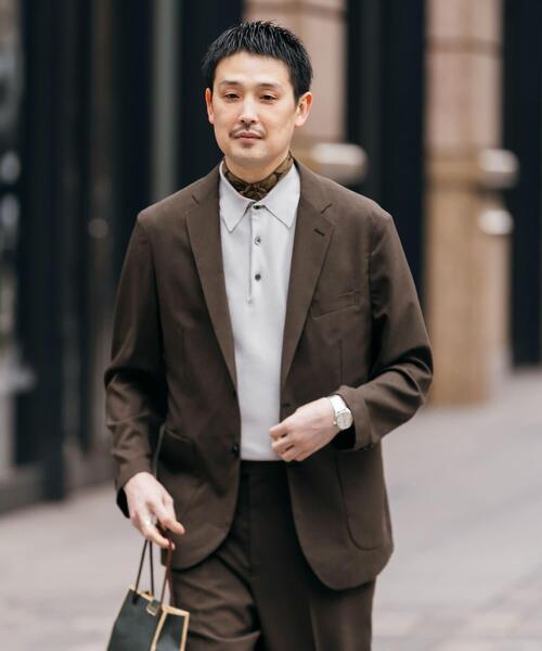 URBAN RESEARCH DOORS(アーバンリサーチドアーズ)の「LIFE STYLE TAILOR リネンライクコンフォータブルジャケット(その他アウター・メンズ・グレー/ブラウン系その他/ネイビー・X-LARGE/LARGE/MEDIUM/SMALL)」の10枚目の写真