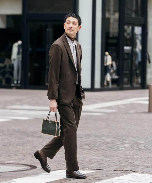 URBAN RESEARCH DOORS(アーバンリサーチドアーズ)の「LIFE STYLE TAILOR リネンライクコンフォータブルジャケット(その他アウター・メンズ・グレー/ブラウン系その他/ネイビー・X-LARGE/LARGE/MEDIUM/SMALL)」の8枚目の写真