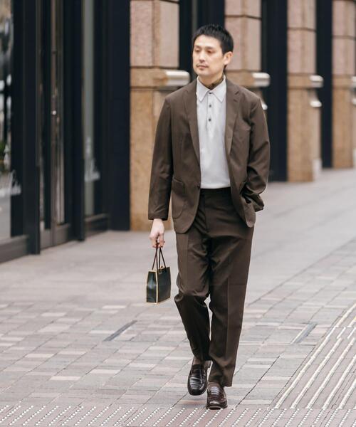 URBAN RESEARCH DOORS(アーバンリサーチドアーズ)の「LIFE STYLE TAILOR リネンライクコンフォータブルジャケット(その他アウター・メンズ・グレー/ブラウン系その他/ネイビー・X-LARGE/LARGE/MEDIUM/SMALL)」の7枚目の写真