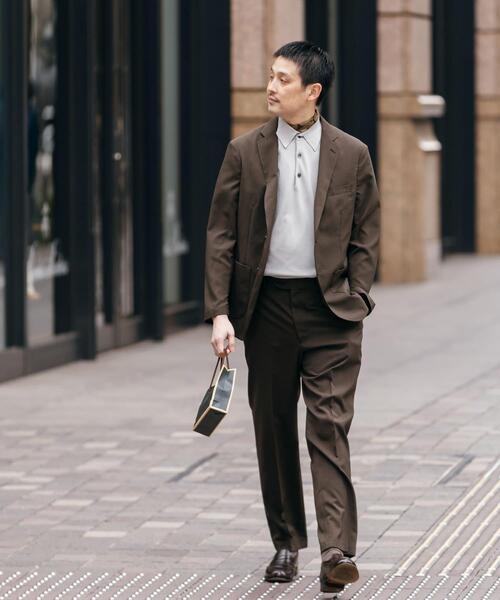 URBAN RESEARCH DOORS(アーバンリサーチドアーズ)の「LIFE STYLE TAILOR リネンライクコンフォータブルジャケット(その他アウター・メンズ・グレー/ブラウン系その他/ネイビー・X-LARGE/LARGE/MEDIUM/SMALL)」の6枚目の写真