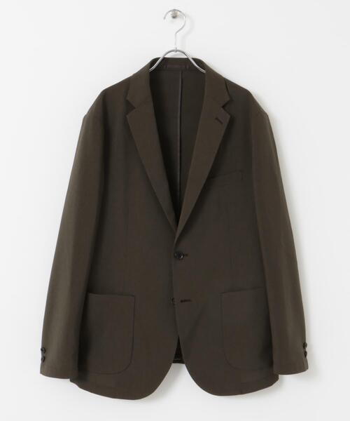 URBAN RESEARCH DOORS(アーバンリサーチドアーズ)の「LIFE STYLE TAILOR リネンライクコンフォータブルジャケット(その他アウター・メンズ・グレー/ブラウン系その他/ネイビー・X-LARGE/LARGE/MEDIUM/SMALL)」の5枚目の写真