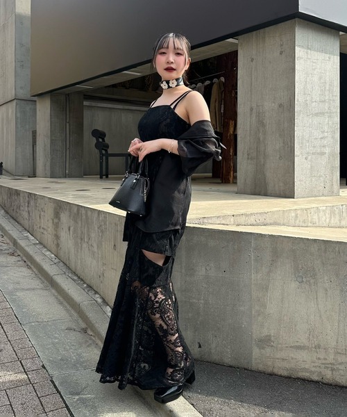 【Mavie..7】カットアウトSETキャミワンピ Mavie..7】カットアウトSETキャミワンピ | Remind me and