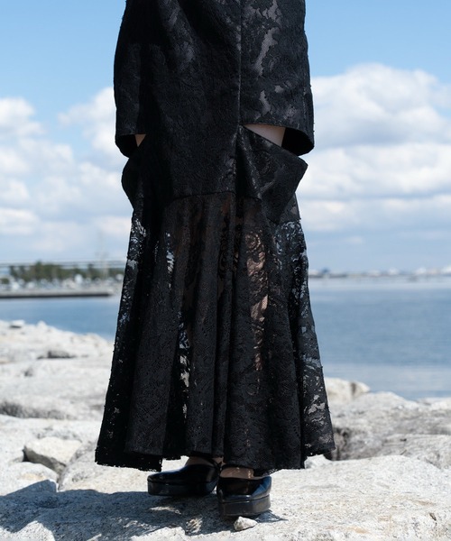 【Mavie..7】スリットキャミワンピース Mavie..7 ワンピース 「Mavie..7」スリットキャミワンピース