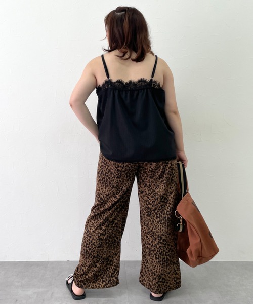 CHIC STYLE（シックスタイル）の「ストライプキャミソール＜大きいサイズ有＞シックスタイル（キャミソール・レディース・グレー系/ブラック系・L/M/5L/4L/3L/LL）」の12枚目の写真