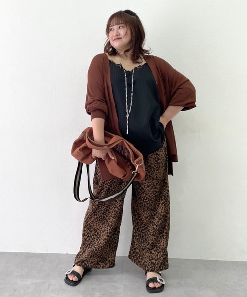 CHIC STYLE（シックスタイル）の「ストライプキャミソール＜大きいサイズ有＞シックスタイル（キャミソール・レディース・グレー系/ブラック系・L/M/5L/4L/3L/LL）」の15枚目の写真