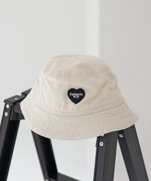 Carhartt WIP(カーハートダブリューアイピー)の「【Carhartt WIP/カーハート ダブリューアイピー】DREWE BUCKET HAT(キャップ・レディース・ブラック/オフホワイト/ネイビー・MEDIUM)」の2枚目の写真