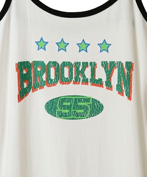 Candy Stripper(キャンディストリッパー)の「BROOKL YN CAMI ワンピース(ワンピース・レディース・ブラック/ライトブルー/オフホワイト/グリーン・FREE)」の6枚目の写真